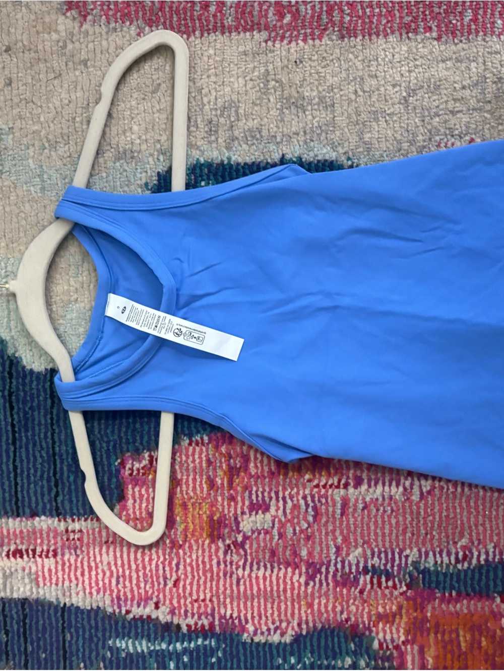 lululemon athletica Sky Blue High-Neck Athletic Tank